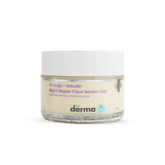 Buy The Derma Co 1% Kojic + Arbutin Night Repair Face Serum Gel from DrMediCart, Ship from India to USA