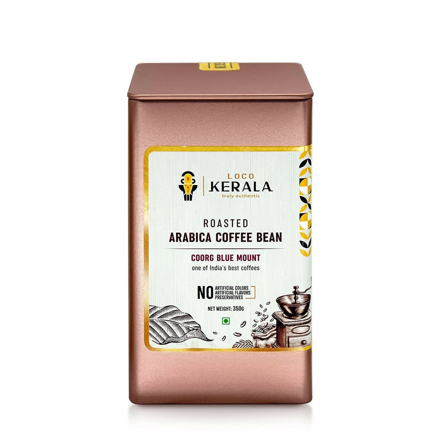 LocoKerala Coorg Blue Mount Roasted Arabica Coffee Bean