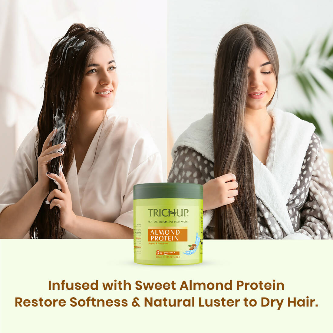 Vasu Healthcare Trichup Almond Protein Hair Mask - Drmedicart