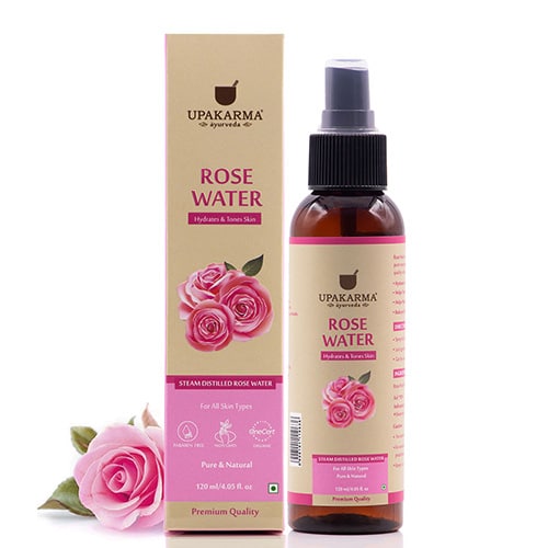 Buy Upakarma Ayurveda Rose Water from DrMediCart, Ship from India to USA