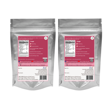 Nxtgen Ayurveda Rose Petal Powder