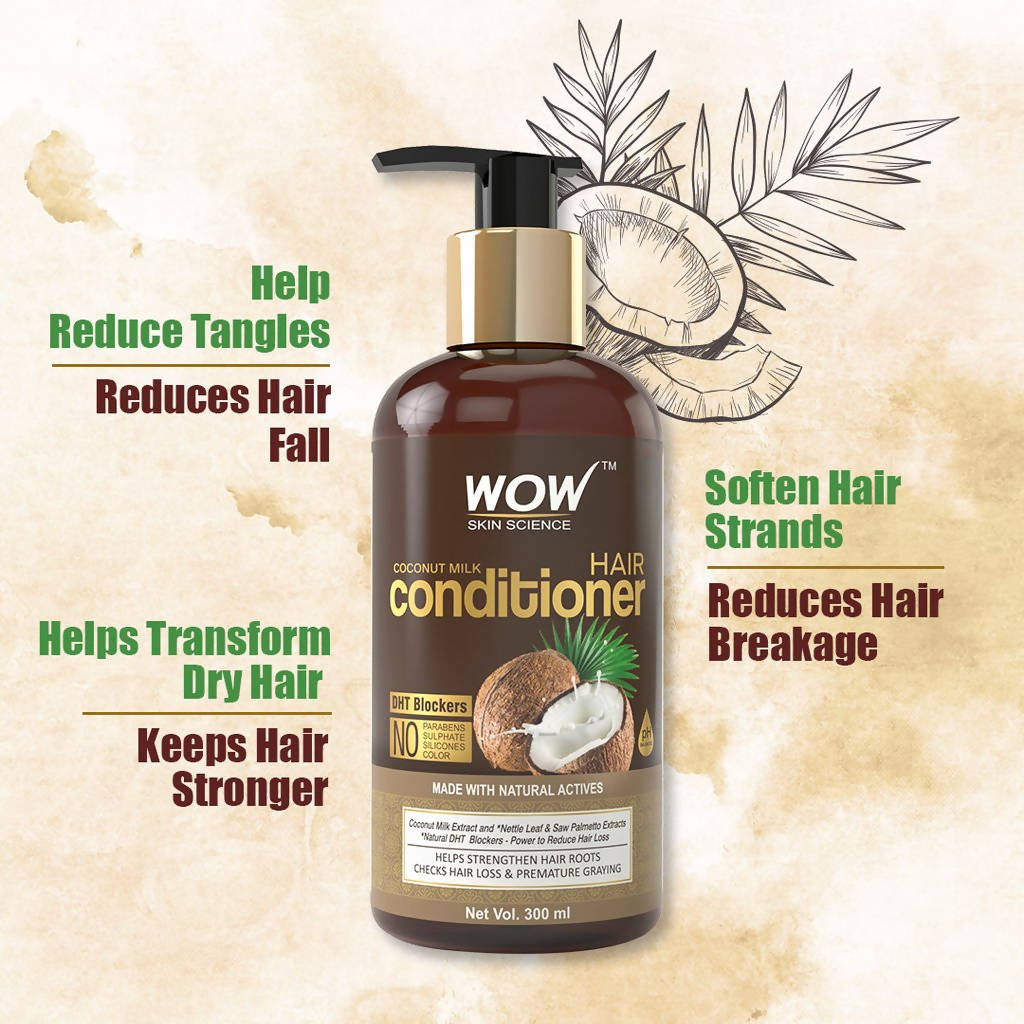 Wow Skin Science Coconut Milk Hair Conditioner - Drmedicart