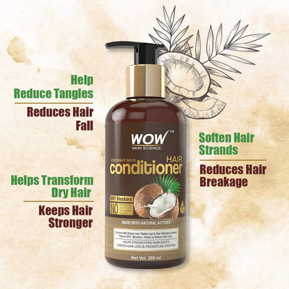 Wow Skin Science Coconut Milk Hair Conditioner - Drmedicart