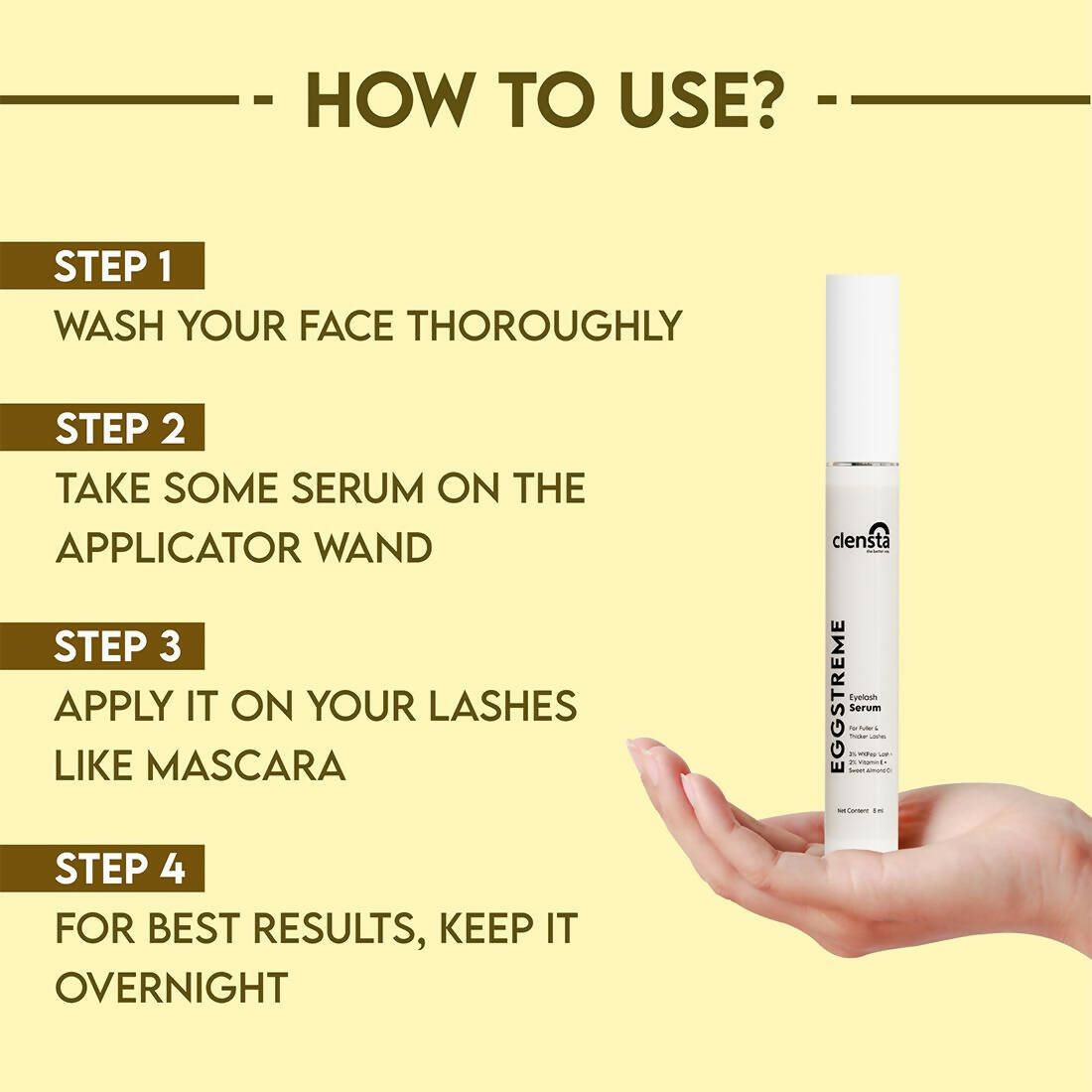 clensta eggstreme eyelash serum buy in usa
