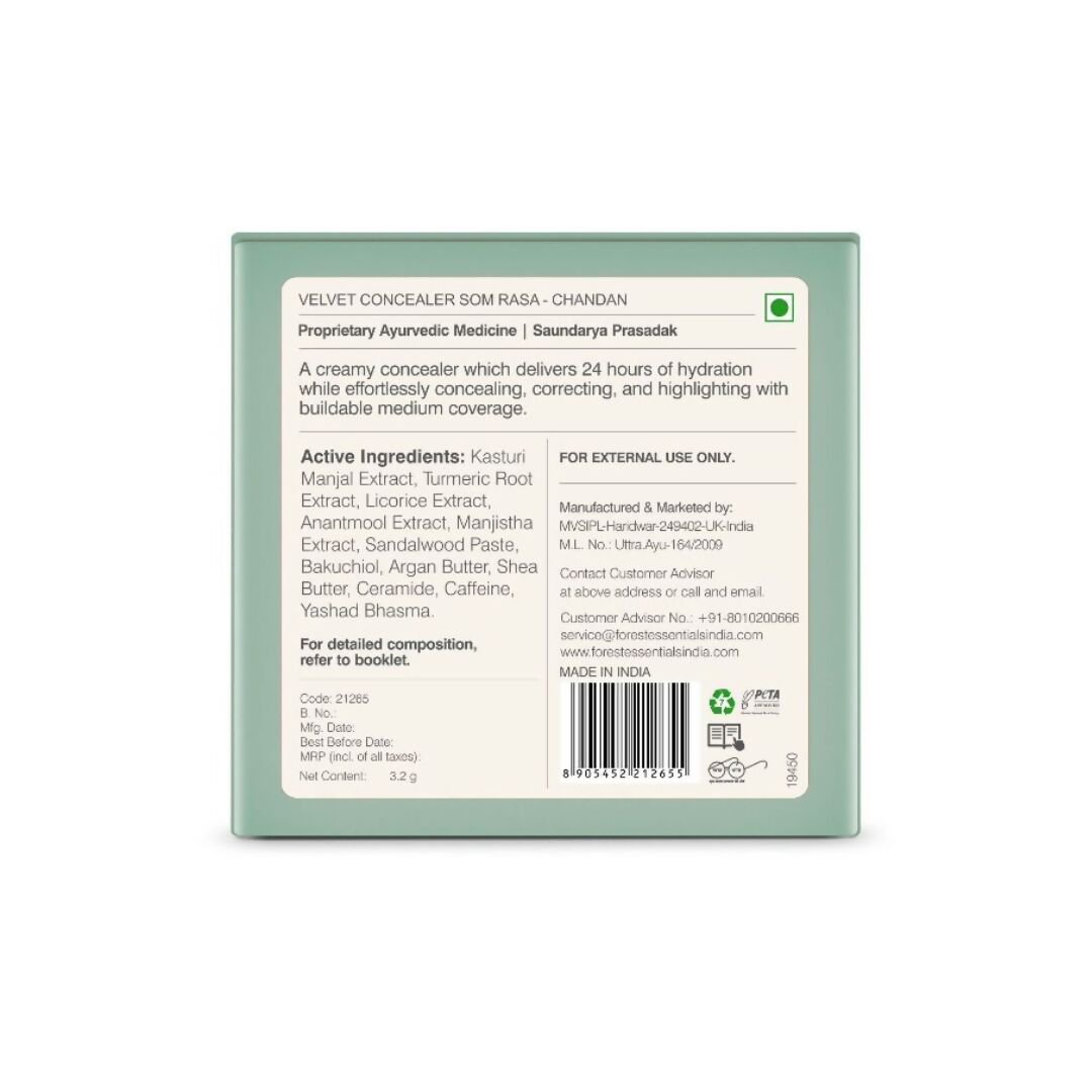Forest Essentials Som Rasa Velvet Concealer Chandan - Drmedicart