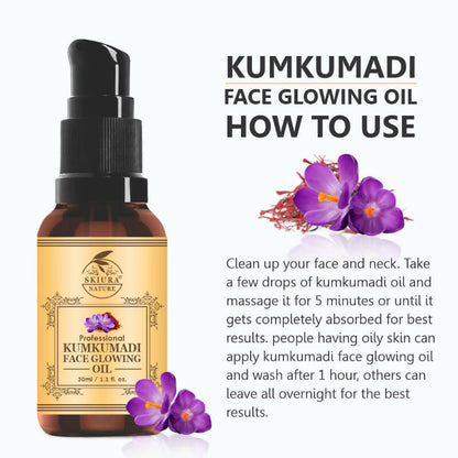 Skiura Nature Kumkumadi Face Glowing Oil