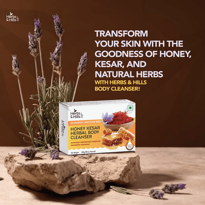 Herbs & Hills Honey Kesar Herbal Body Cleanser
