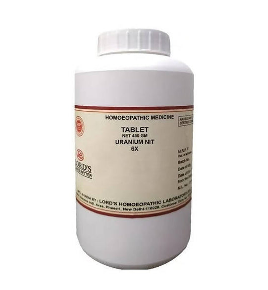Buy Lord's Homeopathy Uranium Nit Trituration Tablet from DrMediCart, Ship from India to USA