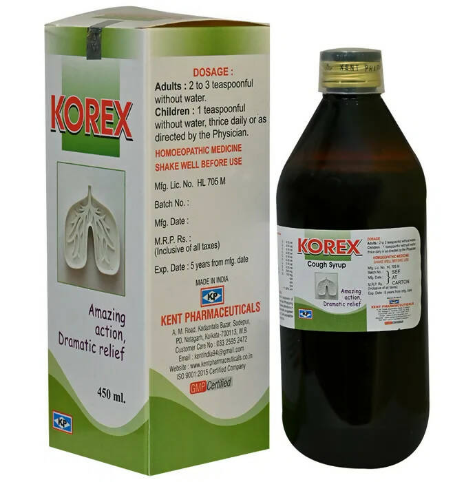 Kent Pharma Korex Syrup