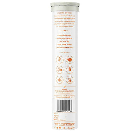 Zingavita Vitamin C Effervescent Tablets for Stronger Immunity - Orange Flavor - Drmedicart