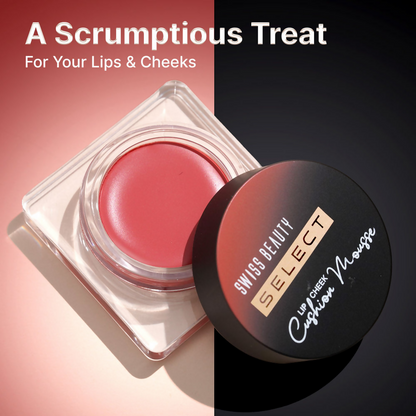 Swiss Beauty Select Lip And Cheek Cushion Mousse With Vitamin E - 4 Velvet Red