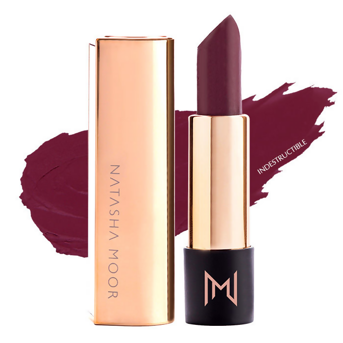 Natasha Moor Silk Suede Lipstick - Indestructible