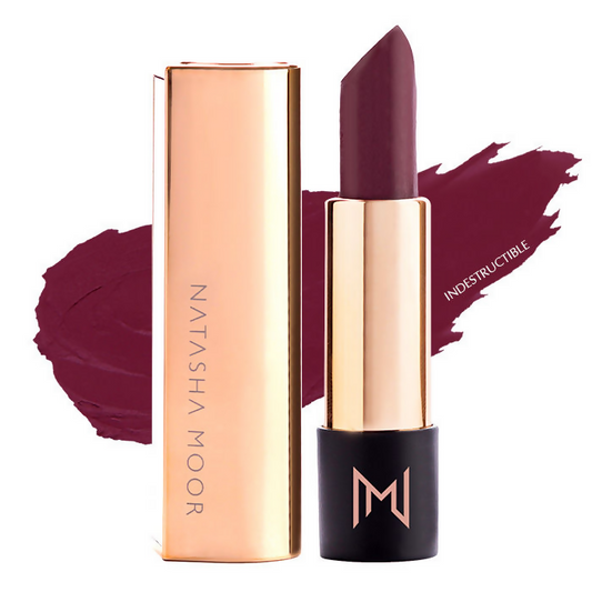 Natasha Moor Silk Suede Lipstick - Indestructible