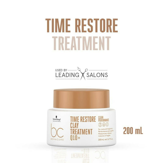 Buy Schwarzkopf Professional Bonacure Time Restore Clay Treatment Q10+ Hair Mask from DrMediCart, Ship from India to USA