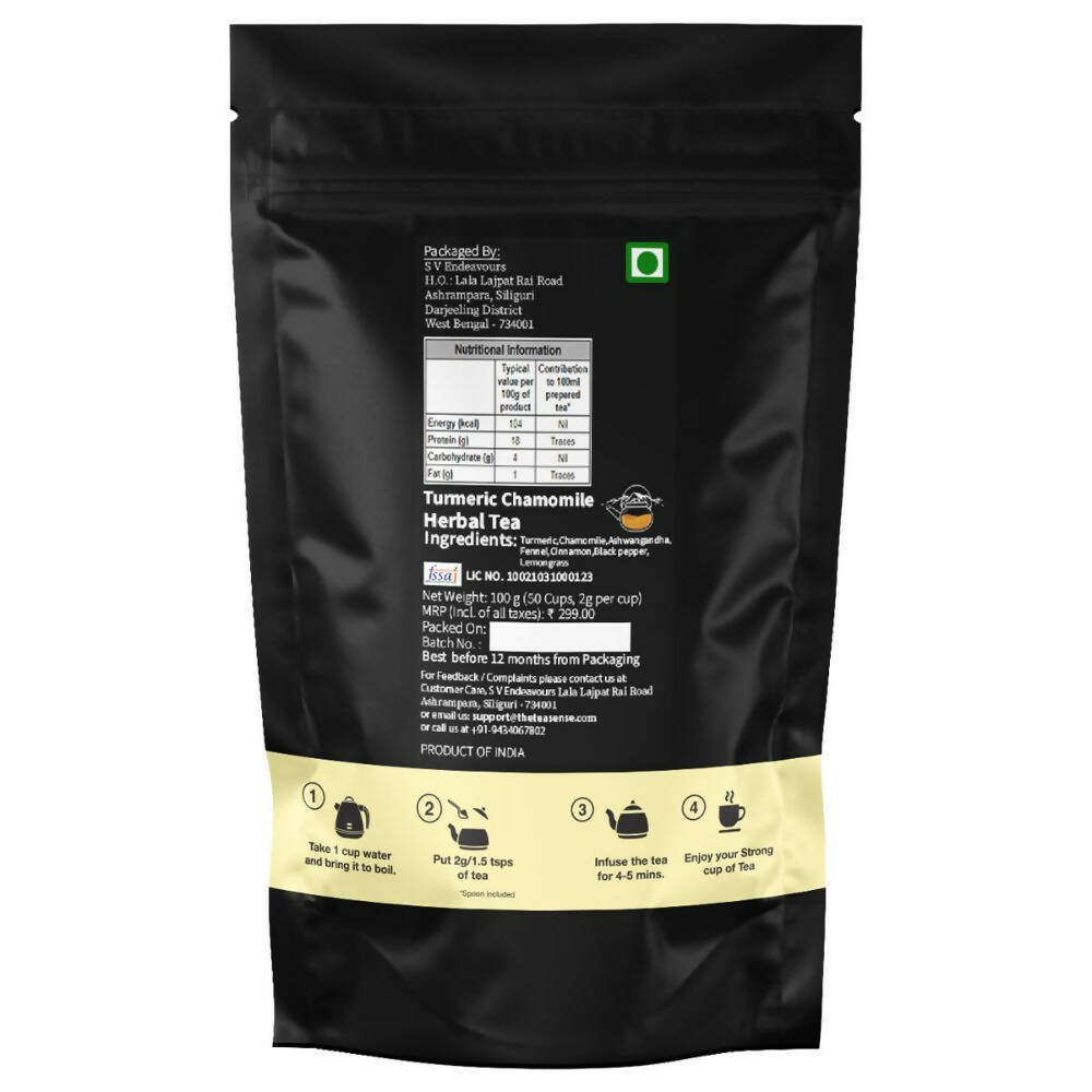 Tea Sense Turmeric Chamomile Tea - Drmedicart