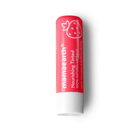 Buy Mamaearth Nourishing Tinted 100% Natural Lip Balm With Vitamin E & Strawberry from DrMediCart, Ship from India to USA