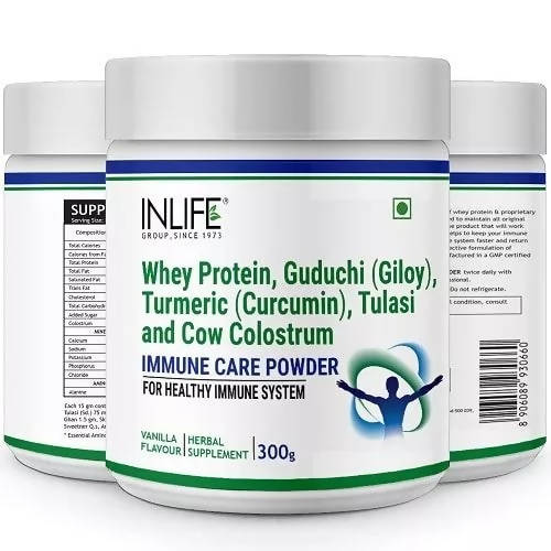 Inlife Immune Care Powder Vanilla Flavour