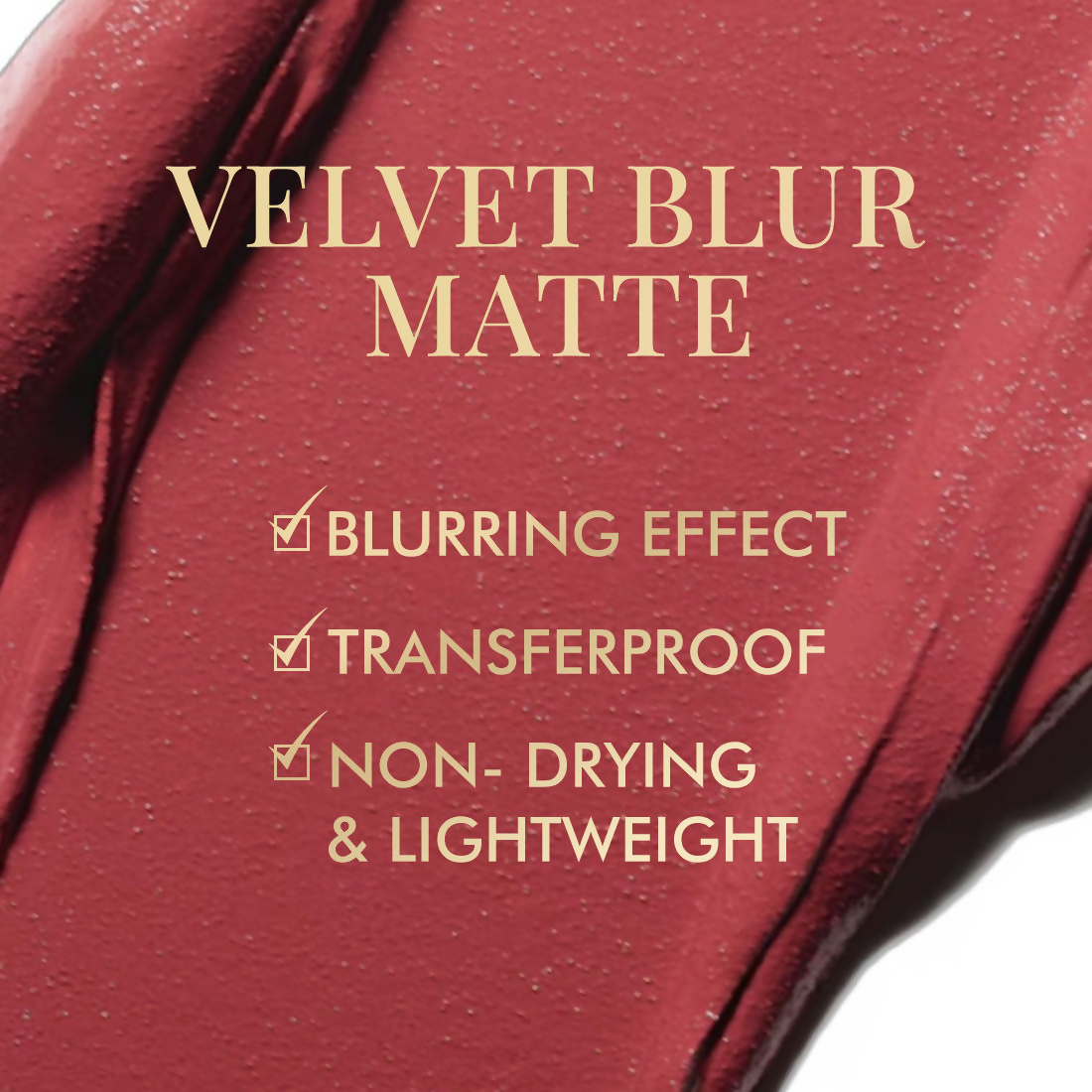 mCaffeine Shades Velvet Blur Matte Liquid Lipstick 12 Hrs Stay & Lightweight - Muted Rose