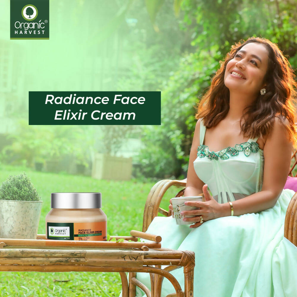Organic Harvest Activ Saffron Radiance Face Elixir Cream