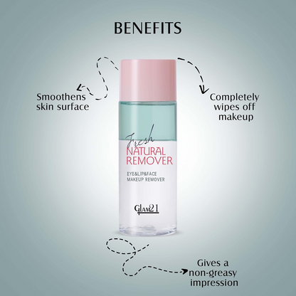 Glam21 Makeup Remover For Water-Proof & Long Lasting Makeup - Green