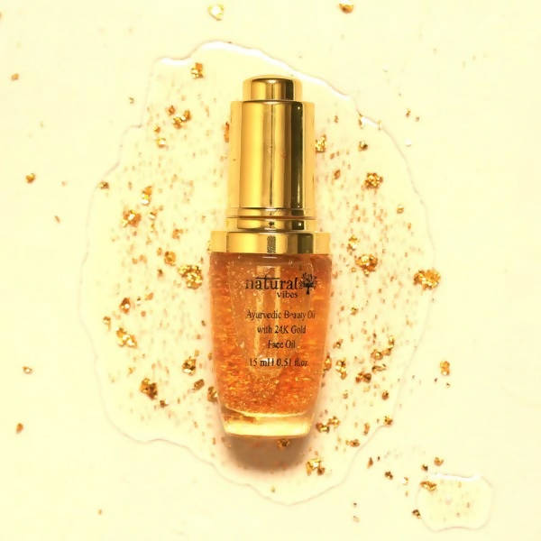 Buy Natural Vibes Ayurvedic Gold Beauty Oil from DrMediCart, Ship from India to USA