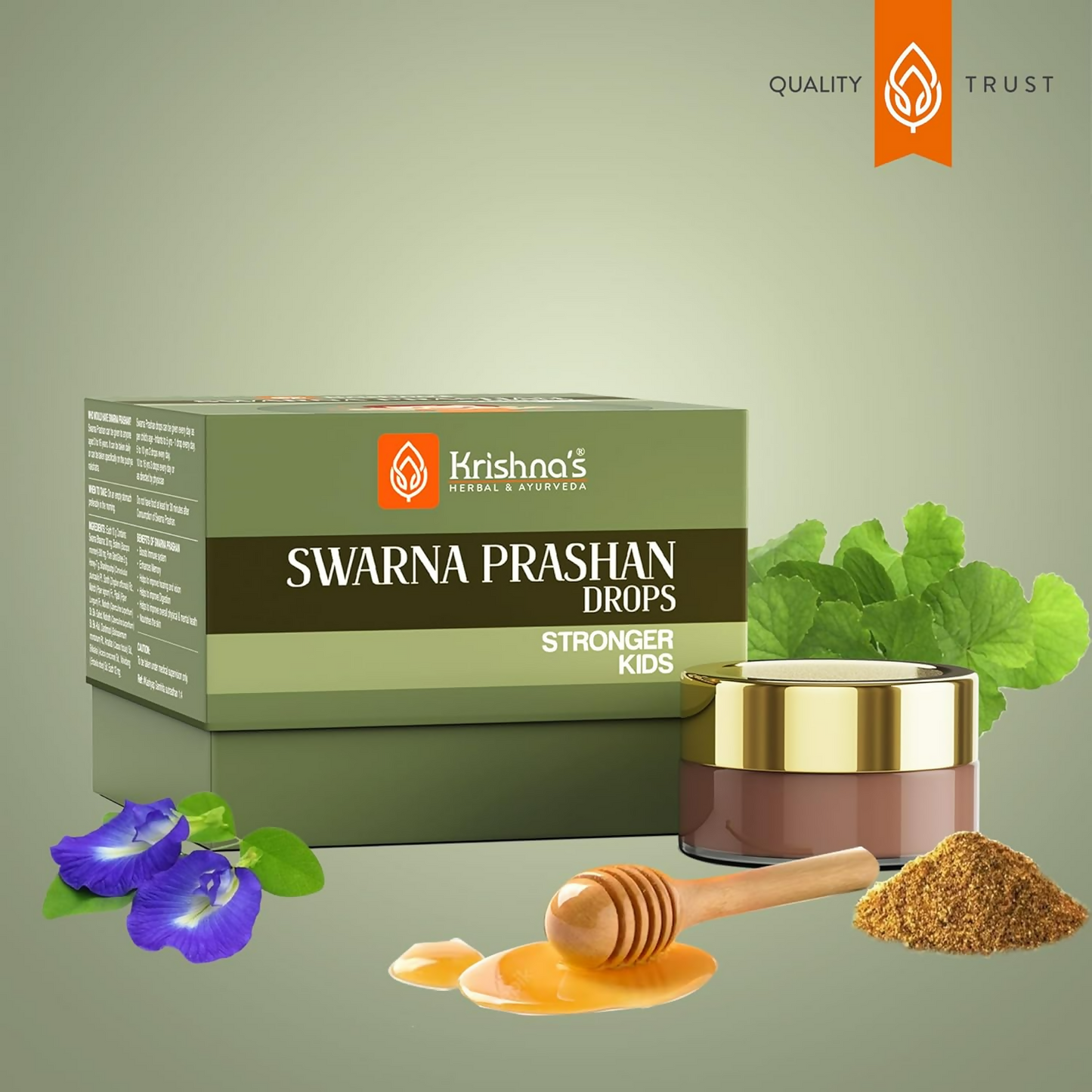 Krishna's Herbal & Ayurveda Swarnaprashan Drops For Kids