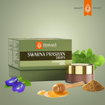 Krishna's Herbal & Ayurveda Swarnaprashan Drops For Kids