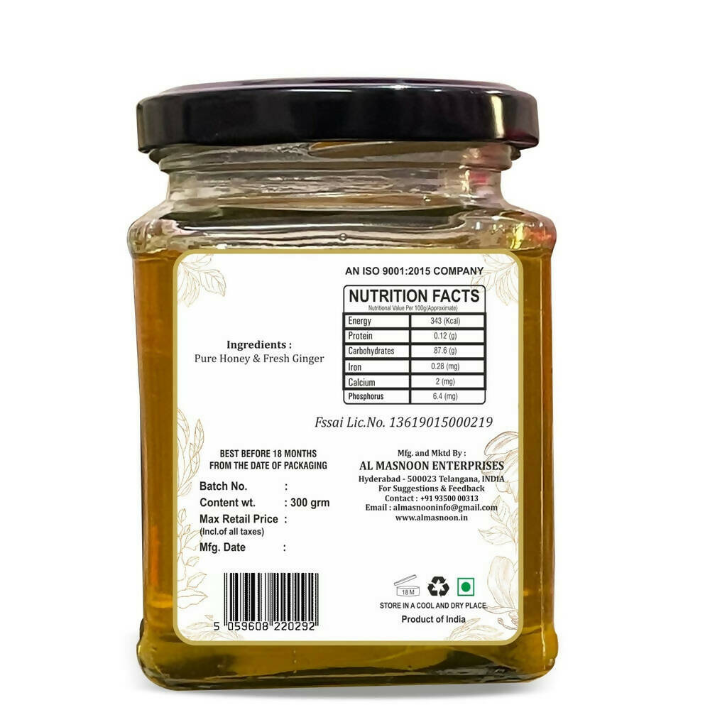 Al Masnoon Honey With Ginger - Drmedicart