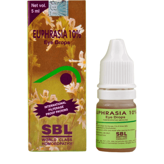 Buy SBL Homeopathy Euphrasia 10% Eye Drops from DrMediCart, Ship from India to USA