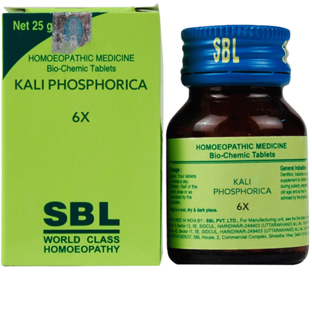 Buy SBL Homeopathy Kali Phosphoricum Biochemic Tablets from DrMediCart, Ship from India to USA