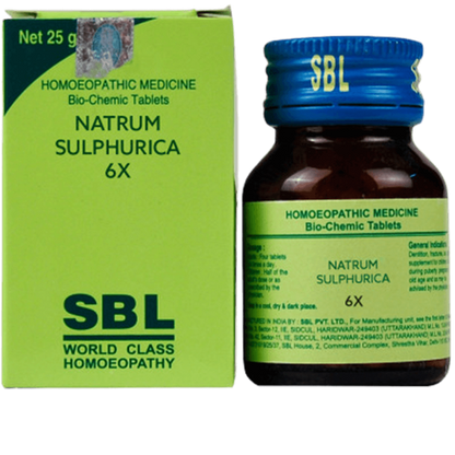 Buy SBL Homeopathy Natrum Sulphuricum Biochemic Tablets from DrMediCart, Ship from India to USA