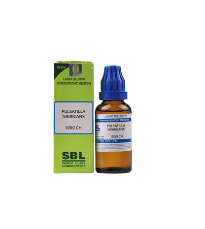 SBL Homeopathy Pulsatilla Nigricans Dilution 1000 CH