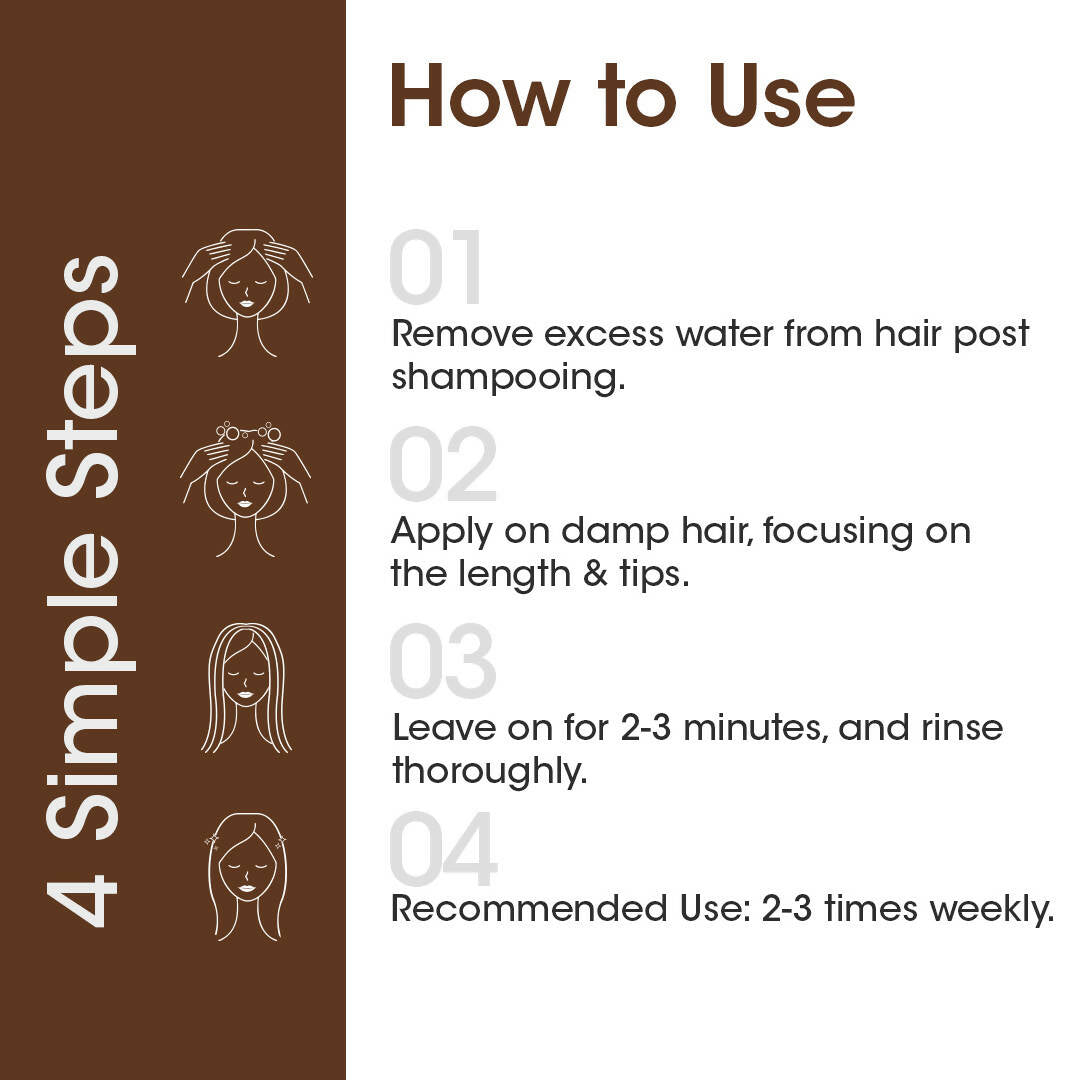 TAC - The Ayurveda Co. Bhringabali Hair Conditioner for Dry & Frizzy Hair with Amla & Bhringraj