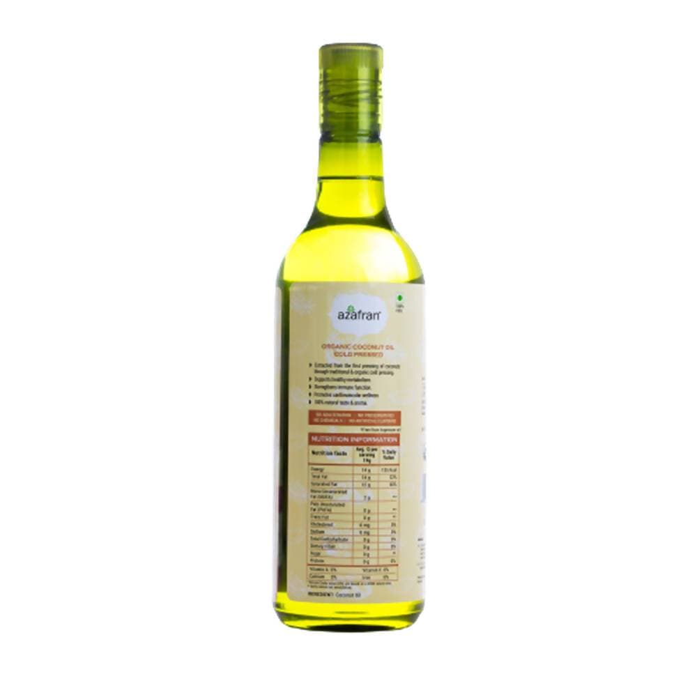 Azafran Organic Coconut Oil (Cold Pressed)