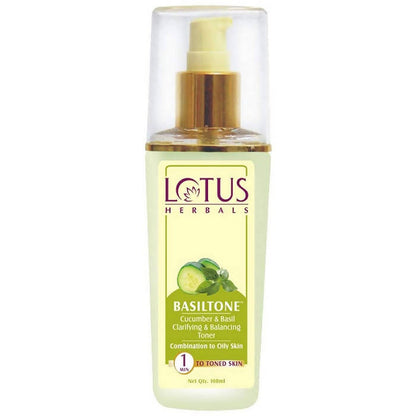 Buy Lotus Herbals Basiltone Cucumber & Basil Clarifying & Balancing Toner from DrMediCart, Ship from India to USA