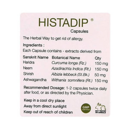 Kairali Ayurvedic Histadip Capsules