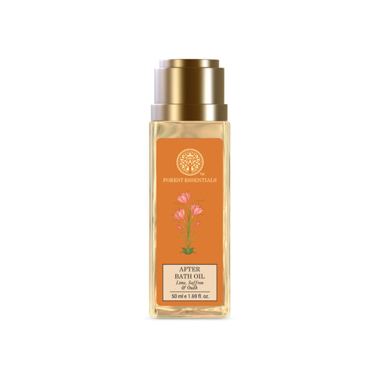 Buy Forest Essentials After Bath Oil Lime Saffron & Oudh from DrMediCart, Ship from India to USA