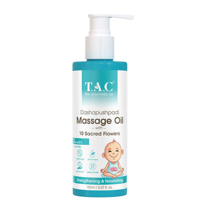 TAC - The Ayurveda Co. Dashapushpadi Ayurvedic Baby Massage Oil