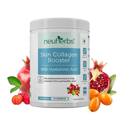 Buy Neuherbs Skin Collagen Booster Powder-Mixed Fruit Flavor from DrMediCart, Ship from India to USA