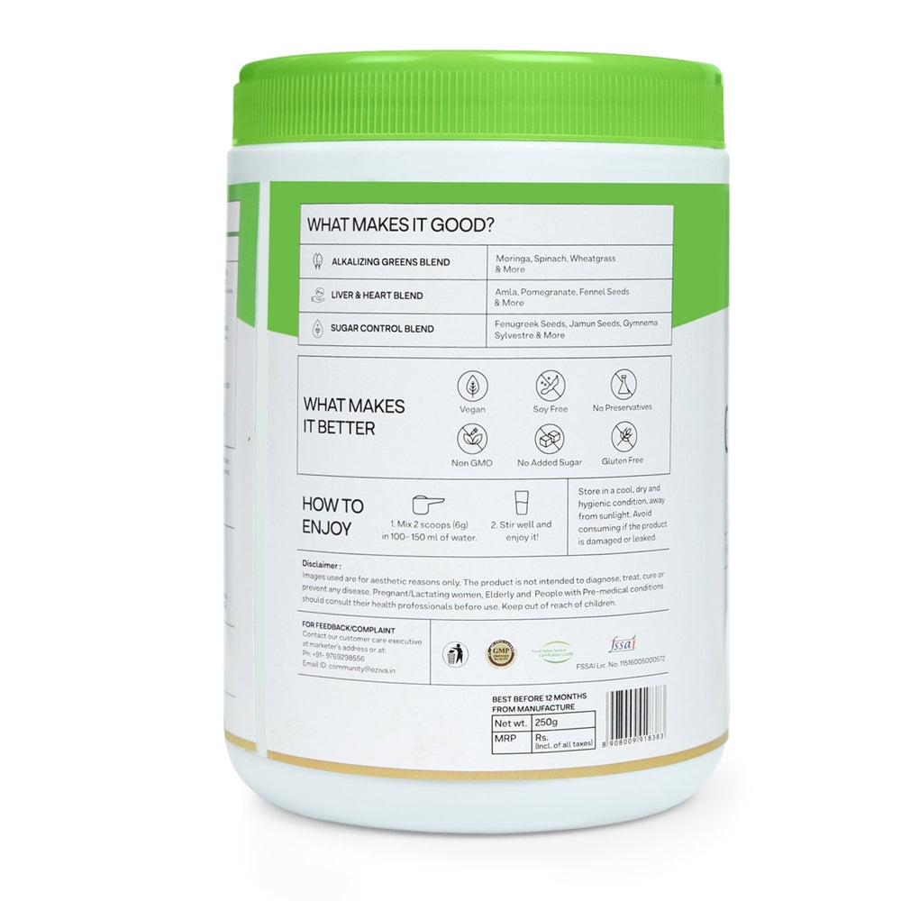 OZiva Superfood Greens & Herbs