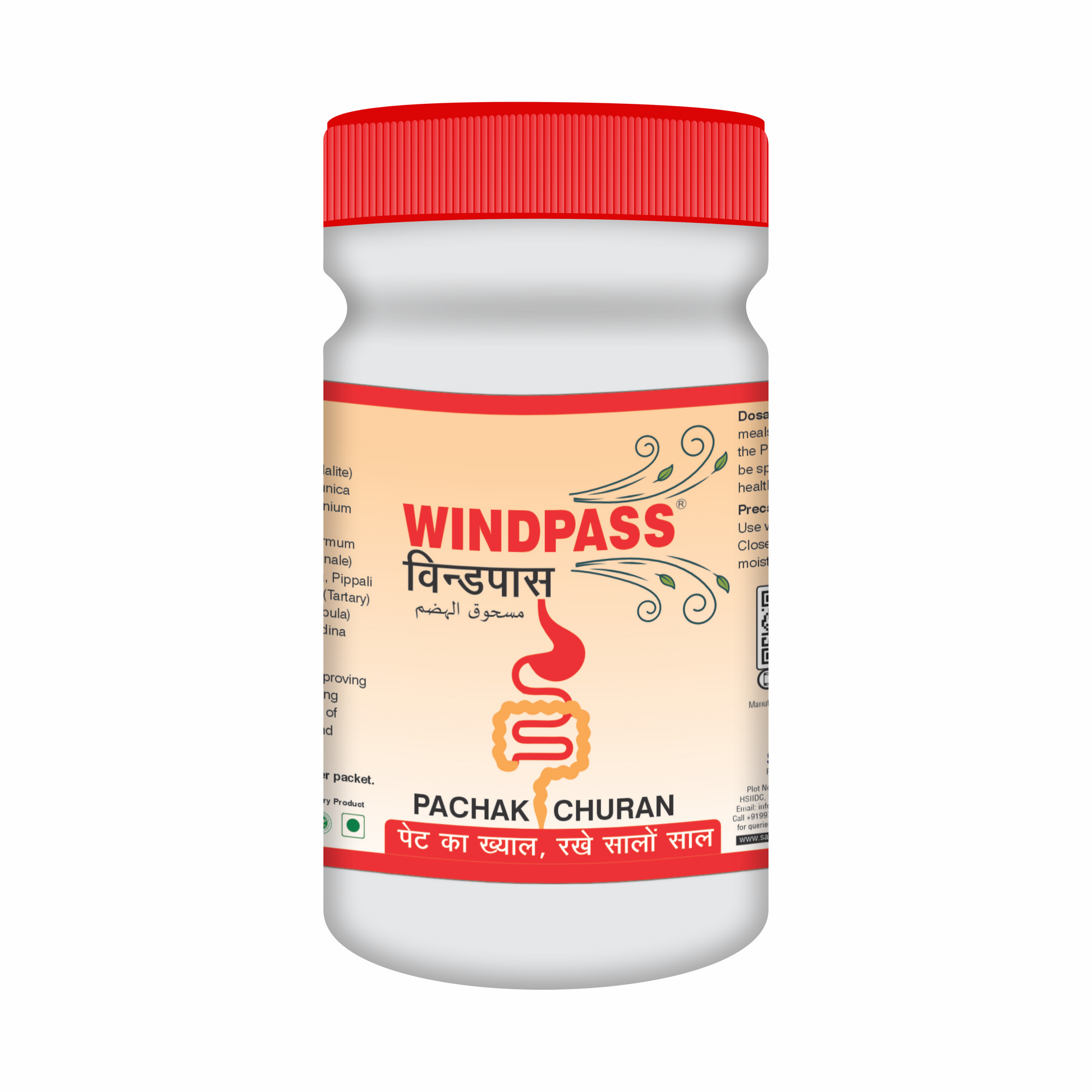 Satya Pharmaceuticals Ayurveda Windpass Pachak Churan