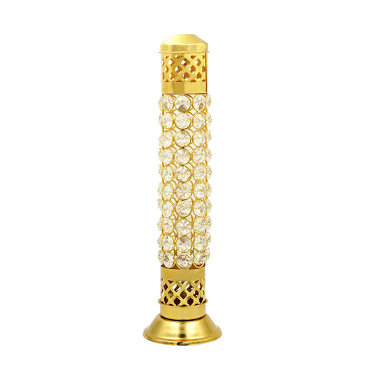 Buy Shubhkart Nitya Brass Crystal Incense Holder