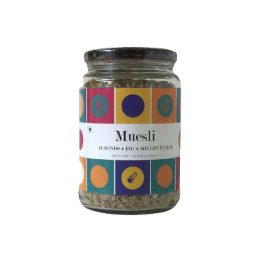 Buy Fresh Mills Muesli with Almonds-Fig-Millet Flakes from DrMediCart, Ship from India to USA