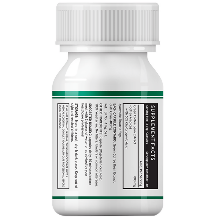 Inlife Green Coffee Bean Extract Veg Capsules