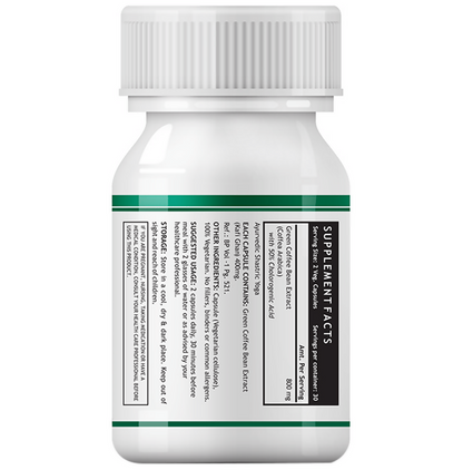 Inlife Green Coffee Bean Extract Veg Capsules