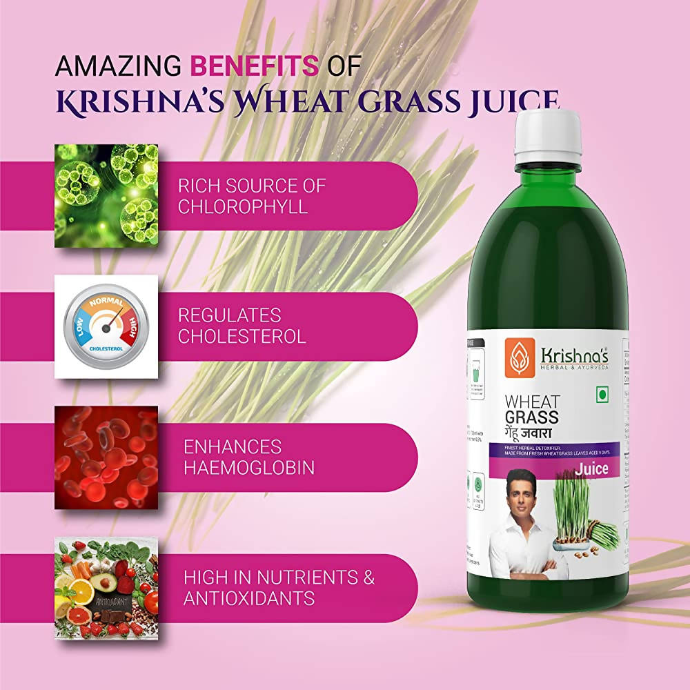 Krishna's Herbal & Ayurveda Wheatgrass Juice
