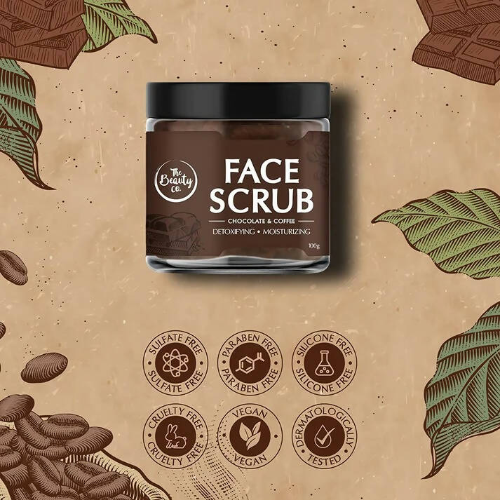 The Beauty Co. Chocolate Coffee Face Scrub - DrMediCart