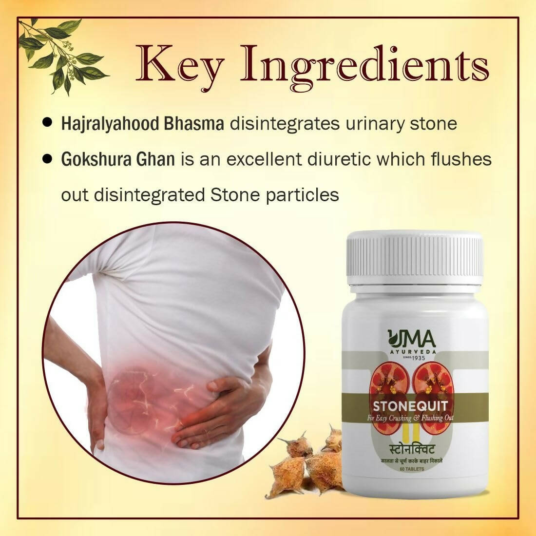 Uma Ayurveda Stonequit Tablets
