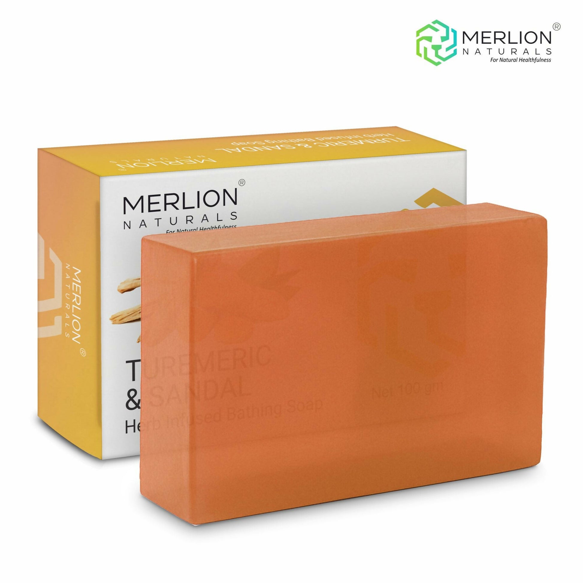 Merlion Naturals Turmeric and Sandal Glycerine Soap