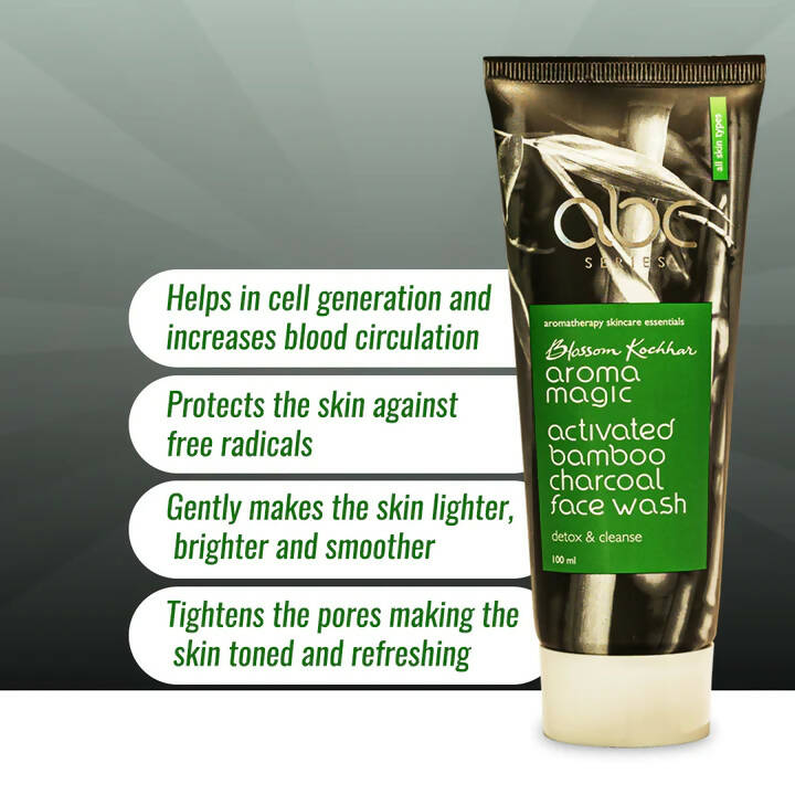 blossom kochhar aroma magic activated bamboo charcoal face wash buy in usa